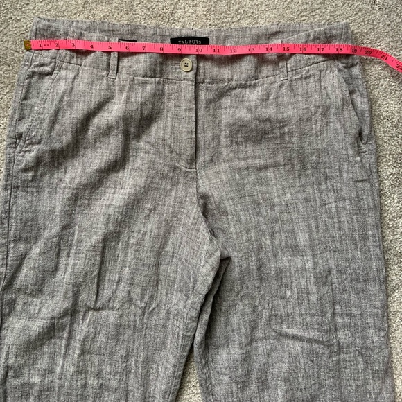 Talbots Linen Trousers - EUC - Size 16 - Picture 3 of 6